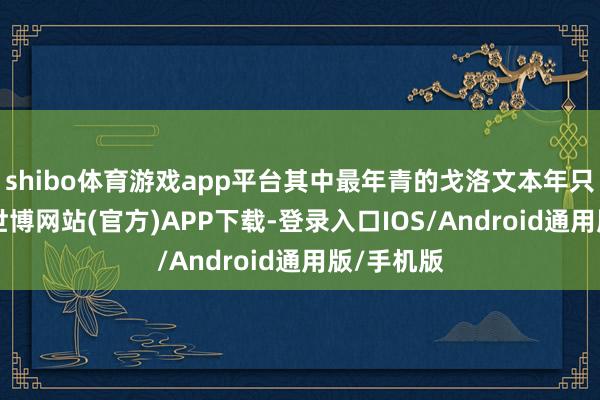 shibo体育游戏app平台其中最年青的戈洛文本年只消27岁-世博网站(官方)APP下载-登录入口IOS/Android通用版/手机版