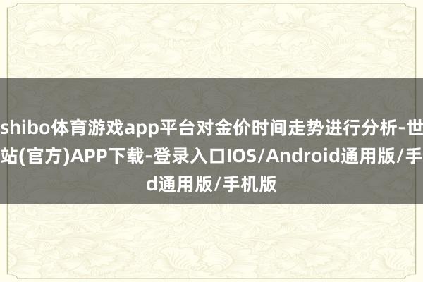 shibo体育游戏app平台对金价时间走势进行分析-世博网站(官方)APP下载-登录入口IOS/Android通用版/手机版